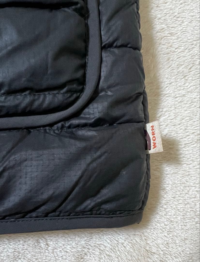 希少‼️黒‼️パタゴニア WORN WEAR ダウンベスト recrafted