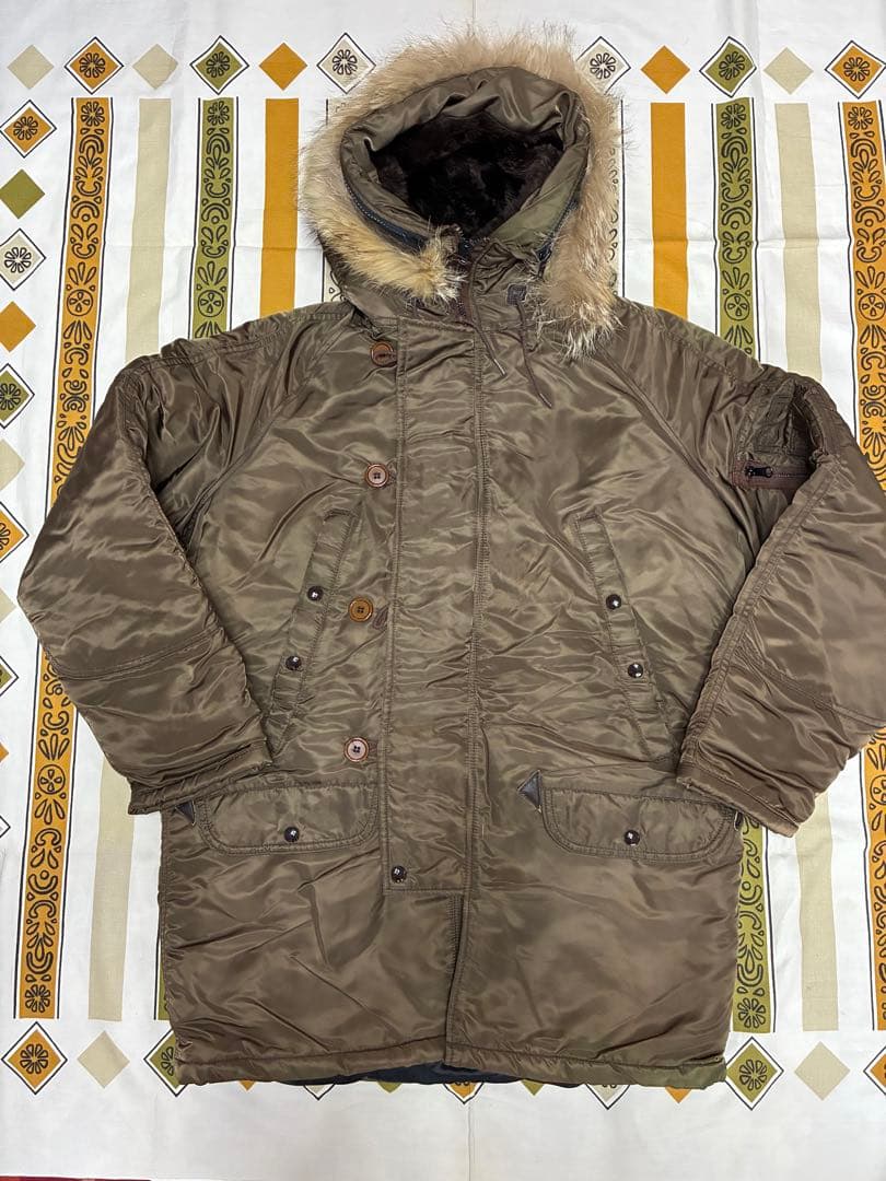 90sUSA製N-3Bゴールデンフリース・SPIEWAXモッズコート