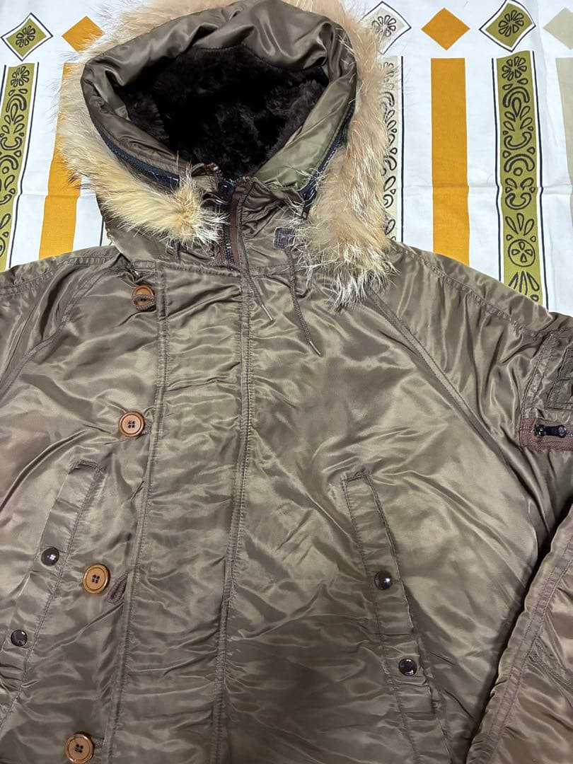 90sUSA製N-3Bゴールデンフリース・SPIEWAXモッズコート