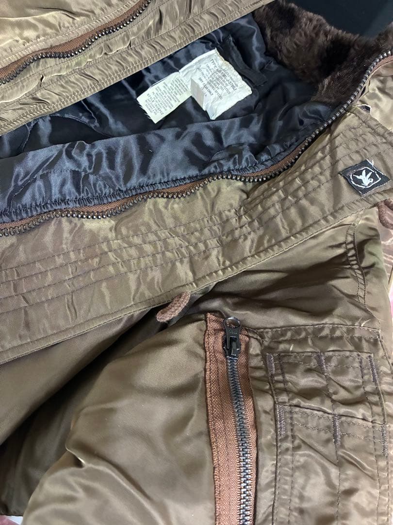 90sUSA製N-3Bゴールデンフリース・SPIEWAXモッズコート