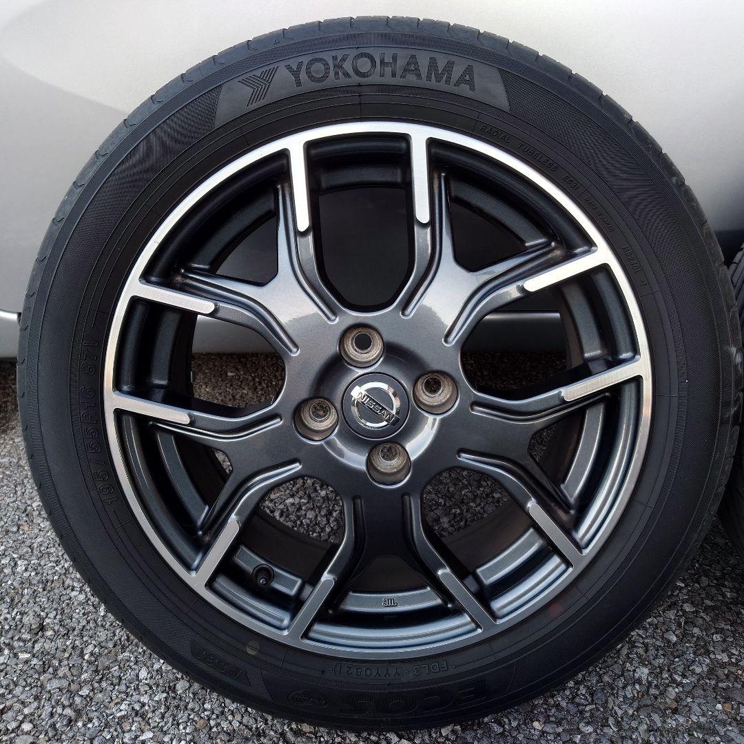 日産ノートニスモ16インチ純正アルミ BluEarth ECOS 送料込み