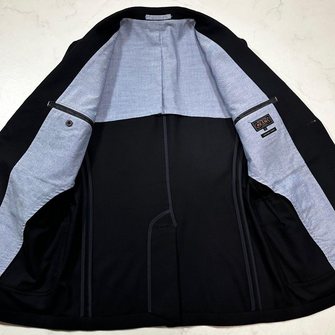 百名品◎BEAMS＋ 3B Jacket Flannel メンズ 紺　Lサイズ