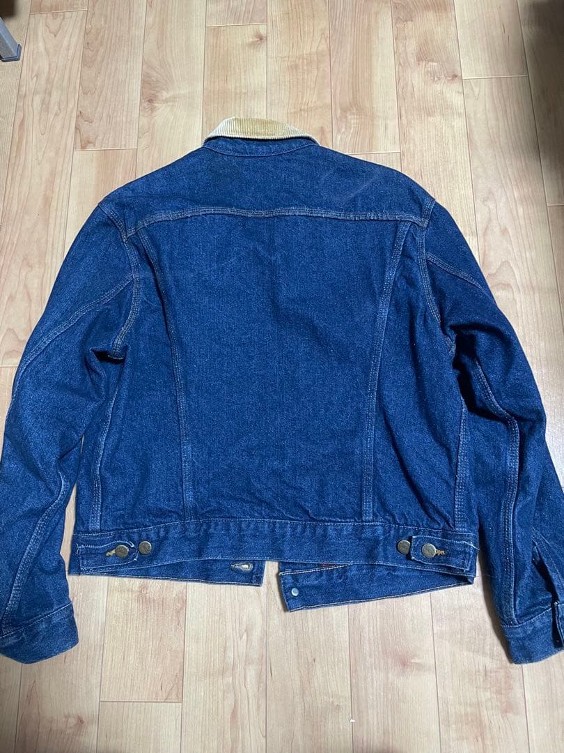 【最終値下げ】80s星タグUSA製Carharttトラッカージャケットデニム生地