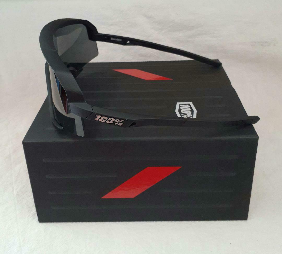 100% Slendale マットブラック ワンハンドレッド サングラス