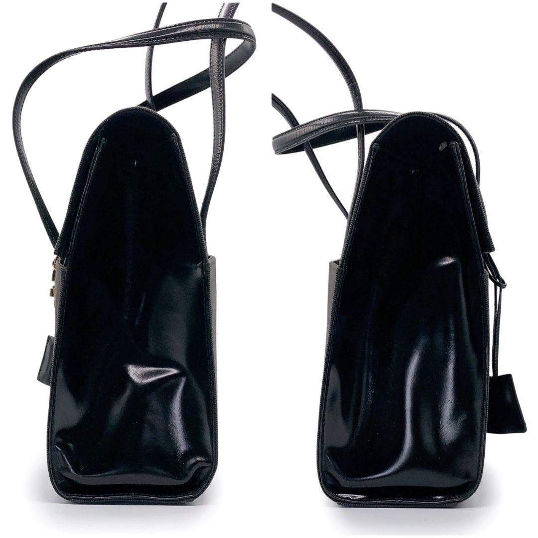 グッチ 0014218 ハンドバッグ トートバッグ ビジネス 貴重 黒 レザー