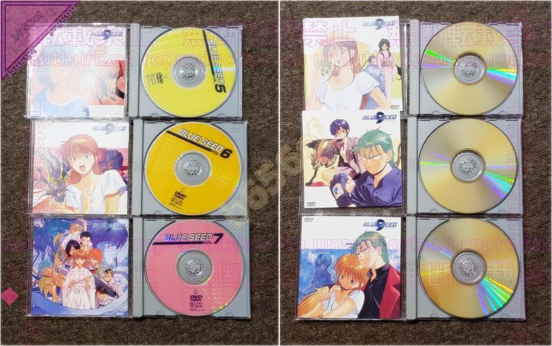 ◎DVD ブルーシード DVD-BOX(外装紙カバーにダメージあり) 高田裕三