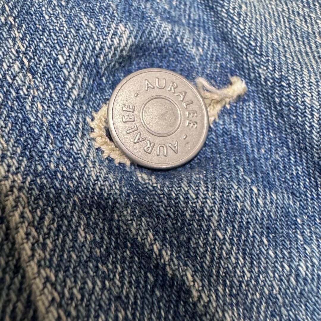 S*R様 オーラリー selvedge faded light denim bl