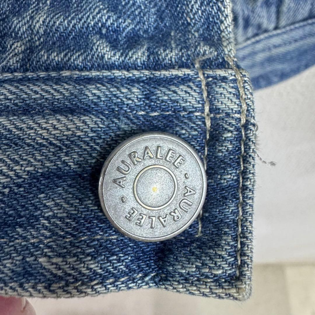 S*R様 オーラリー selvedge faded light denim bl