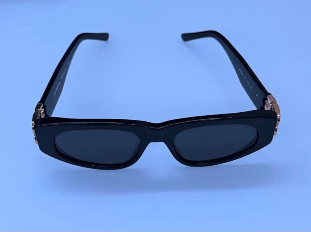 BALENCIAGA スクエアブラックサングラス バレンシアガ