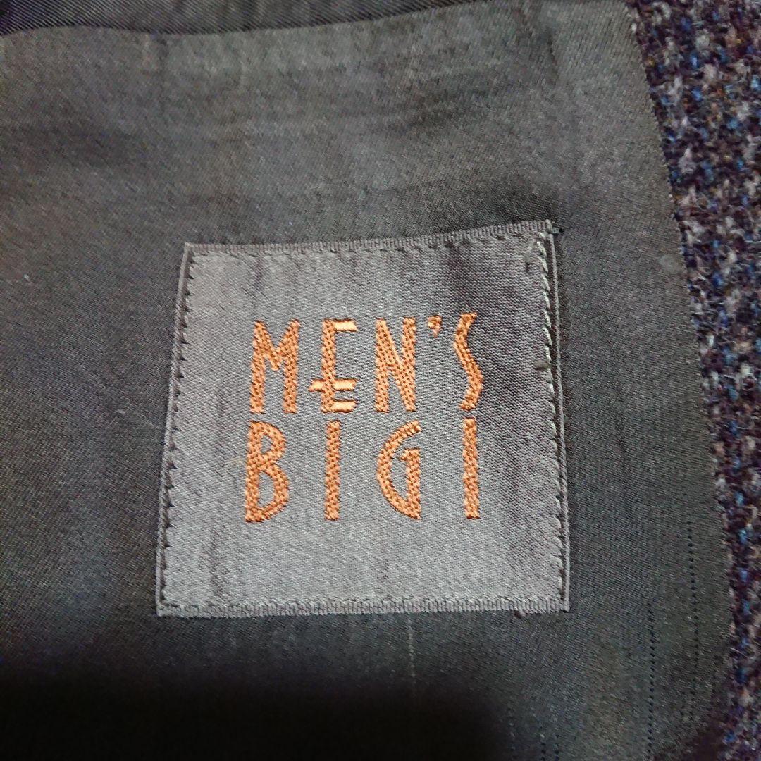 Harris Tweed テーラードジャケット ブラウン BIGI