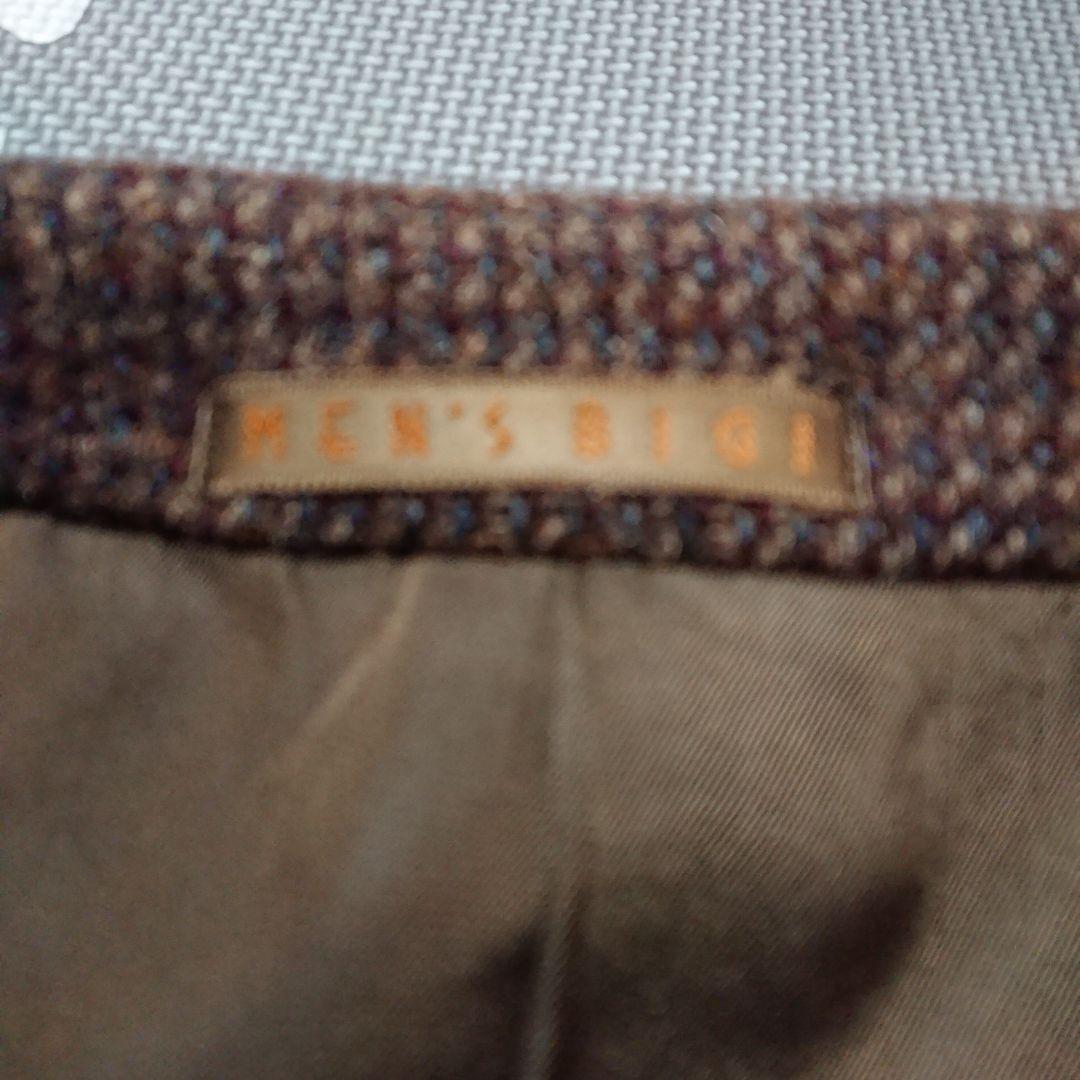 Harris Tweed テーラードジャケット ブラウン BIGI