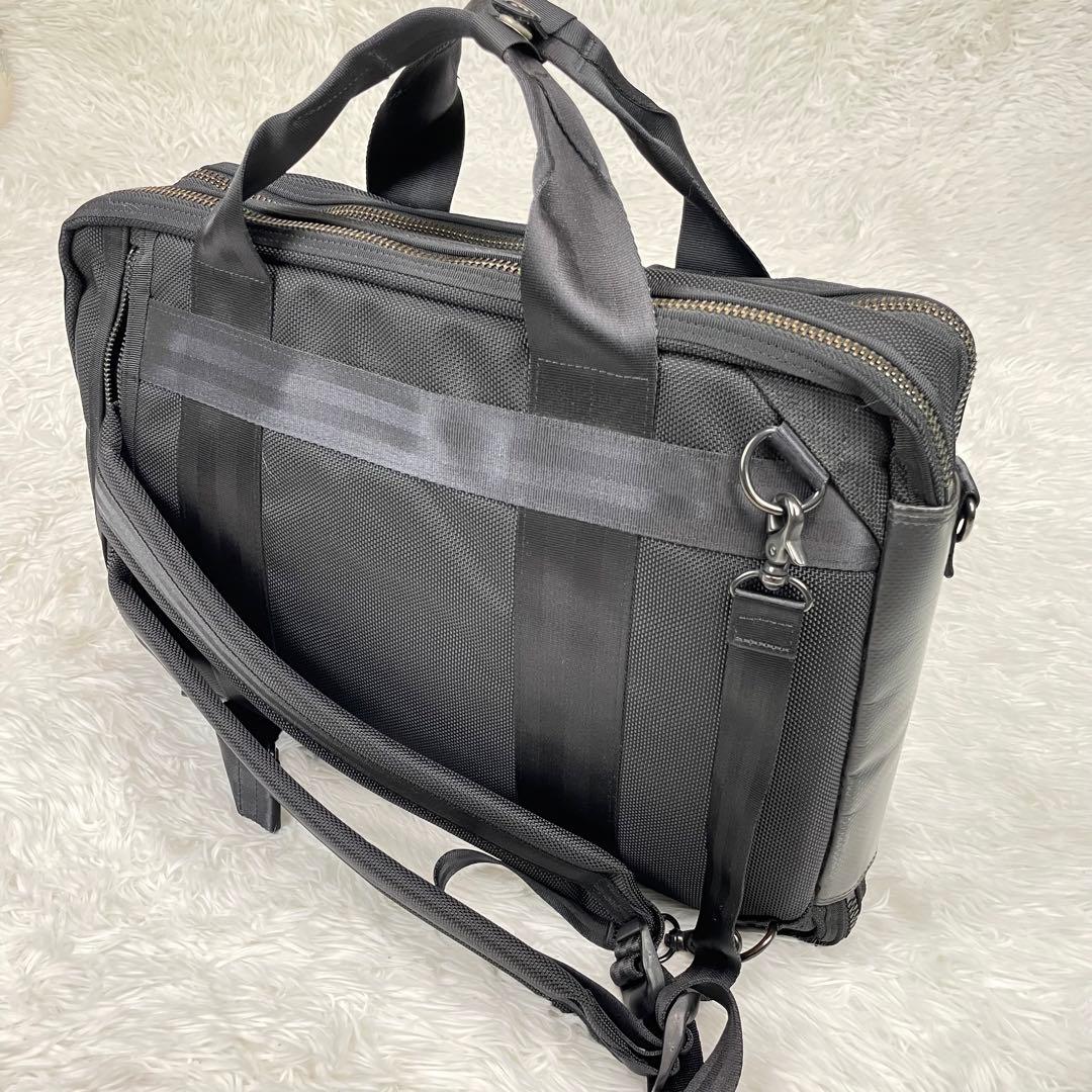 美品✨PORTER✨3WAY✨リュック✨ビジネスバッグ✨HEAT✨2層✨A4✨黒