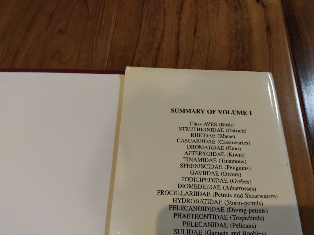 洋書 HANDBOOK of the BIRDS of the WORLD