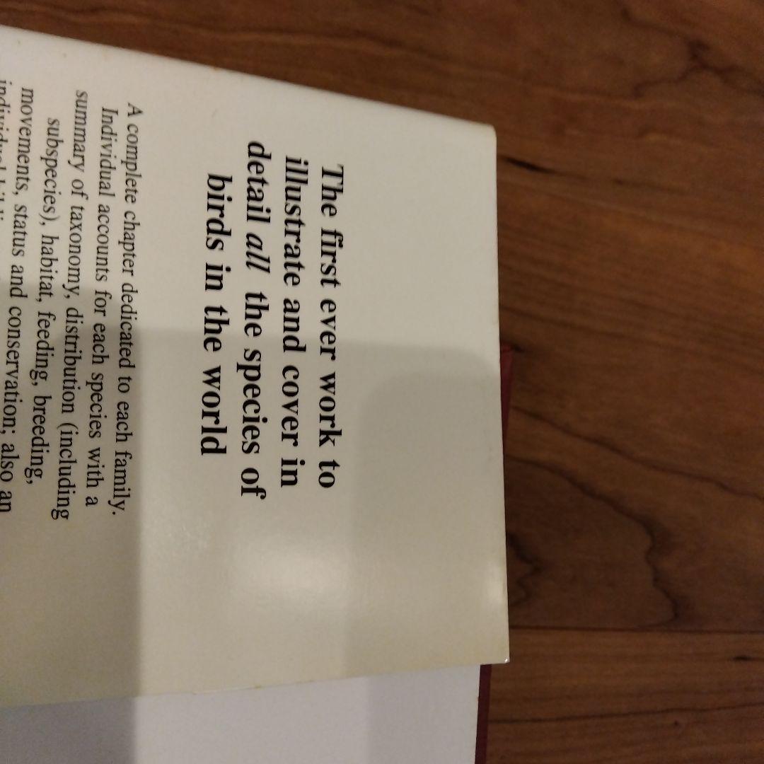 洋書 HANDBOOK of the BIRDS of the WORLD