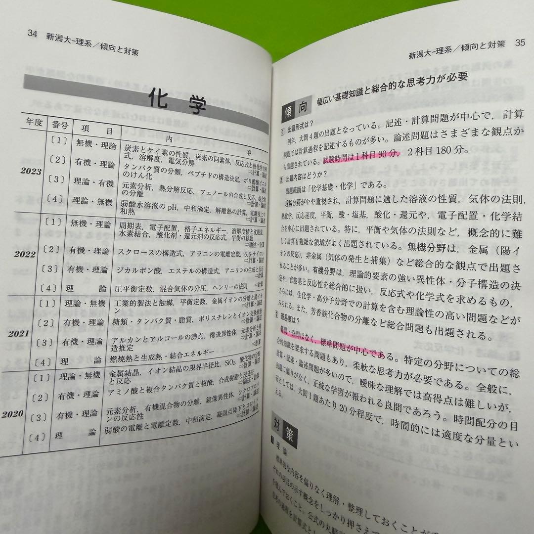 赤本　新潟大学　理系　医学部　2008年～2023年 16年分