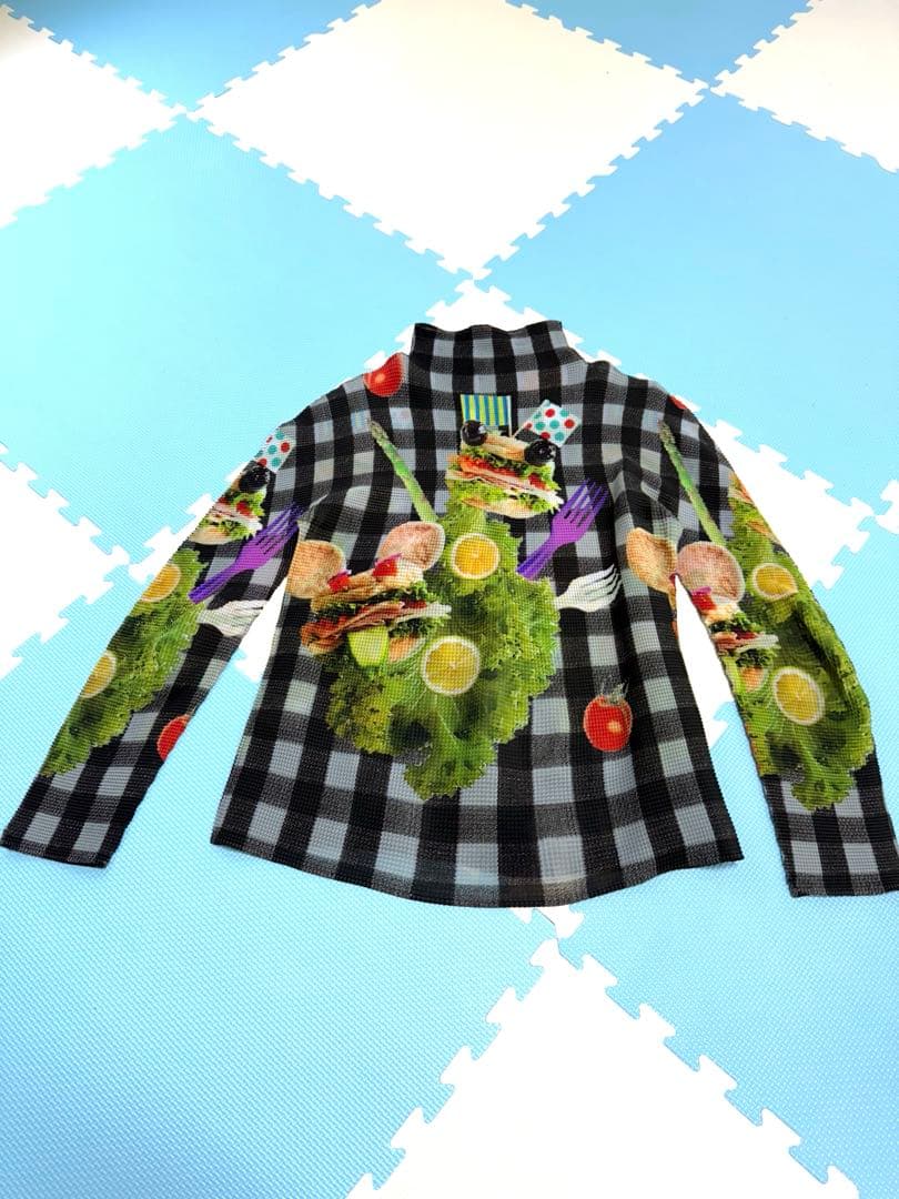 ぎ*︎様 イッセイミヤケ me プリーツ 長袖カットソー 総柄 正規品