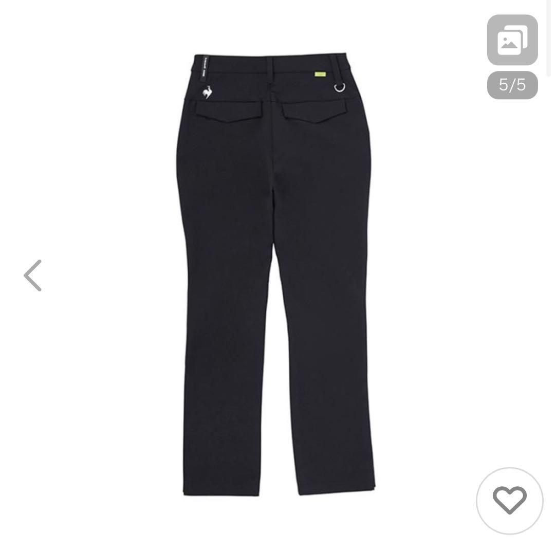 新品ルコックスポルティフ ゴルフ サイドスリットハイウエストパンツ Sサイズ