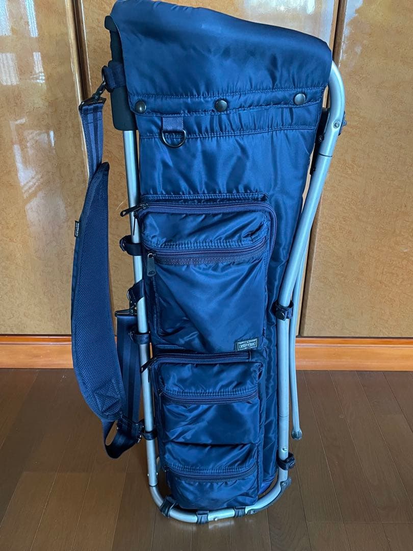 ミズノ フレームウォーカー　 PORTER キャディバッグ ネイビー