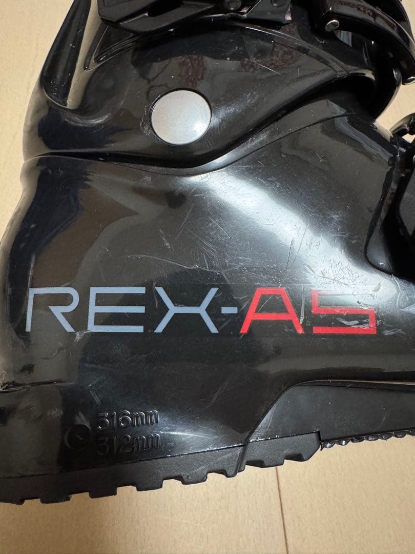 REXXAM スキーブーツ ブラック 27cm ※2/2までの限定値下げ