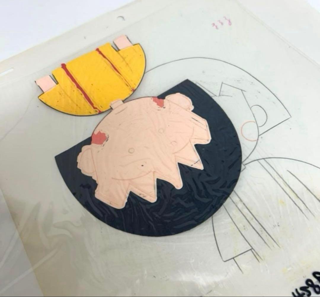 e682- ちびまる子ちゃんセル画 2枚まるちゃんお姉ちゃん