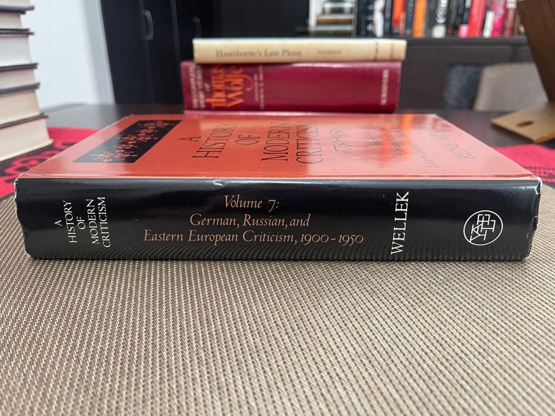 洋書 A HISTORY OF MODERN CRITICISM 1750-1950