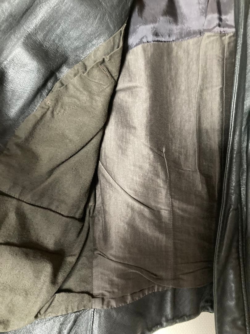 リックオウエンス　ラムレザージャケット