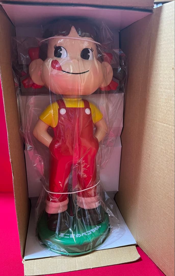 新品　不二家　ペコちゃん　首振り人形　未開封