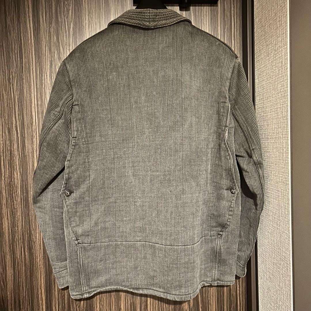 ハンティングジャケット 40s フレンチヴィンテージ コットンピケ グレー
