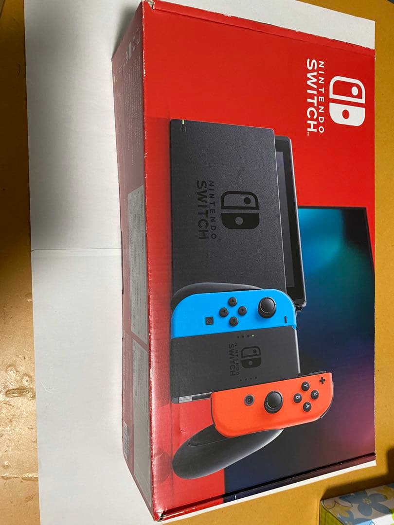 美品☆ Nintendo Switch 本体 ネオンブルー・オレンジ ソフト2本