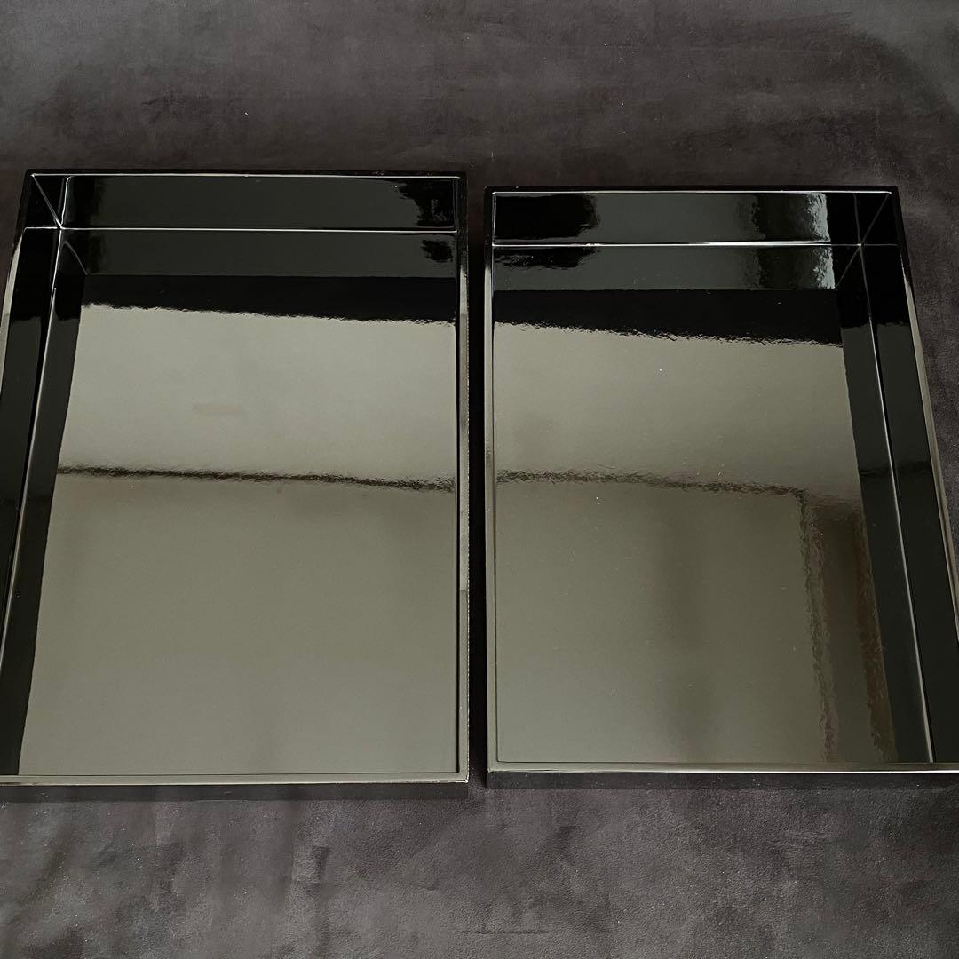 【美品】硯箱 文庫 木製 漆塗り　漆器 蒔絵　道具箱　小物入れ　伝統工芸品　松島