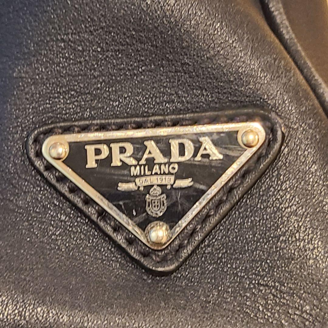 PRADA ブリーフバッグ ビジネスバッグ ネイビー