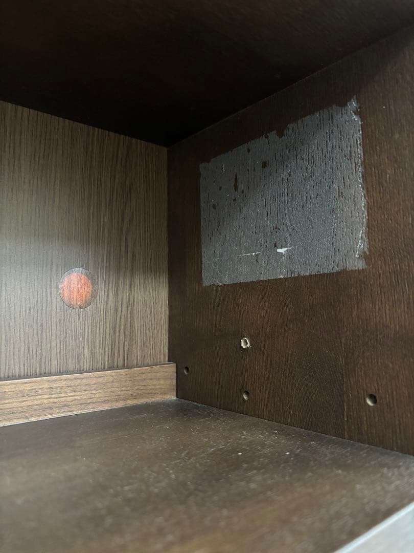 無印良品 本棚 薄型 シェルフ ブラウン 木製