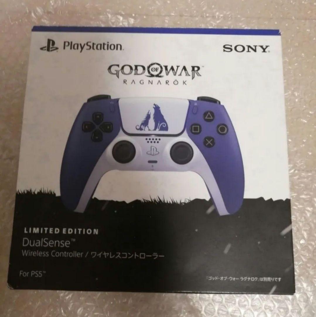 PS5 DualSense ワイヤレスコントローラー ゴッド・オブ・ウォー ラ…