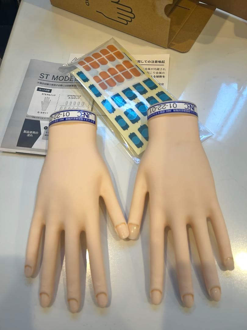 ネイルアート 検定用ハンドモデル