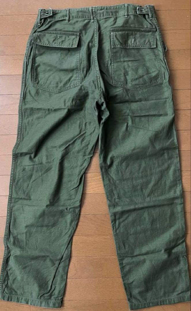 USED アメリカ軍 60s ベイカーパンツ ボタンフライ＆サイドアジャスター