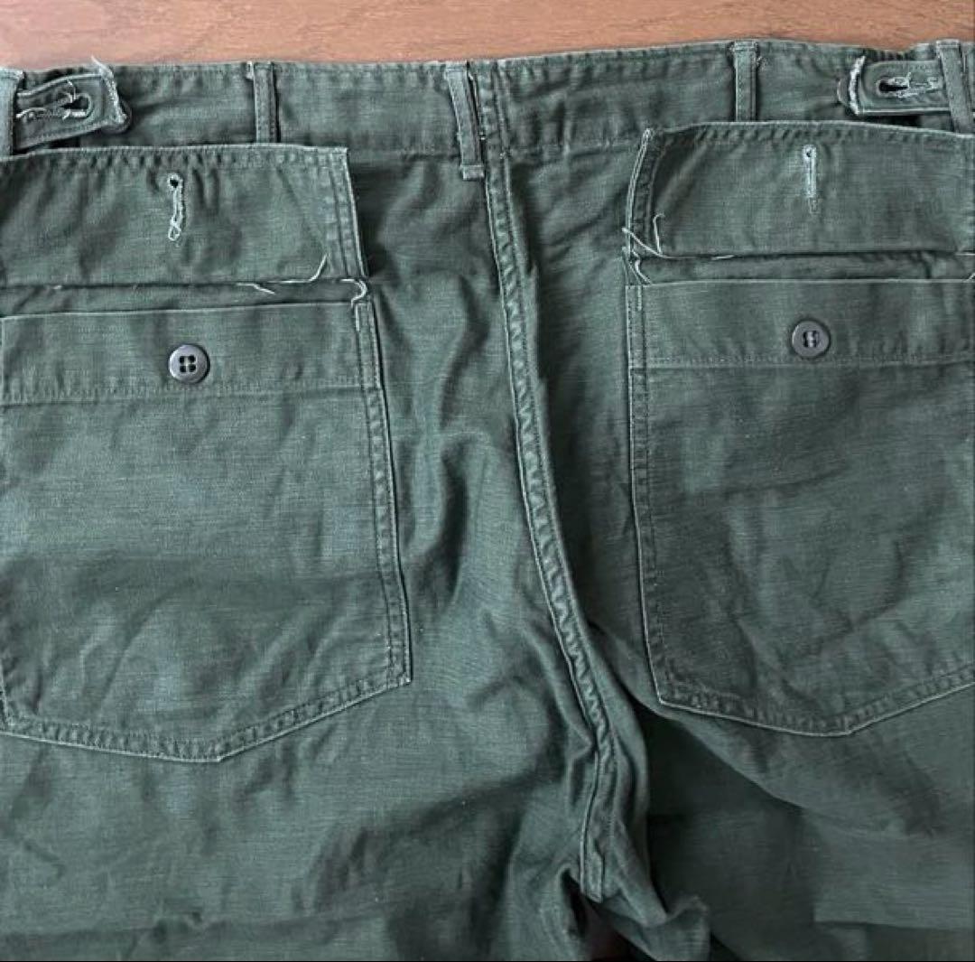 USED アメリカ軍 60s ベイカーパンツ ボタンフライ＆サイドアジャスター