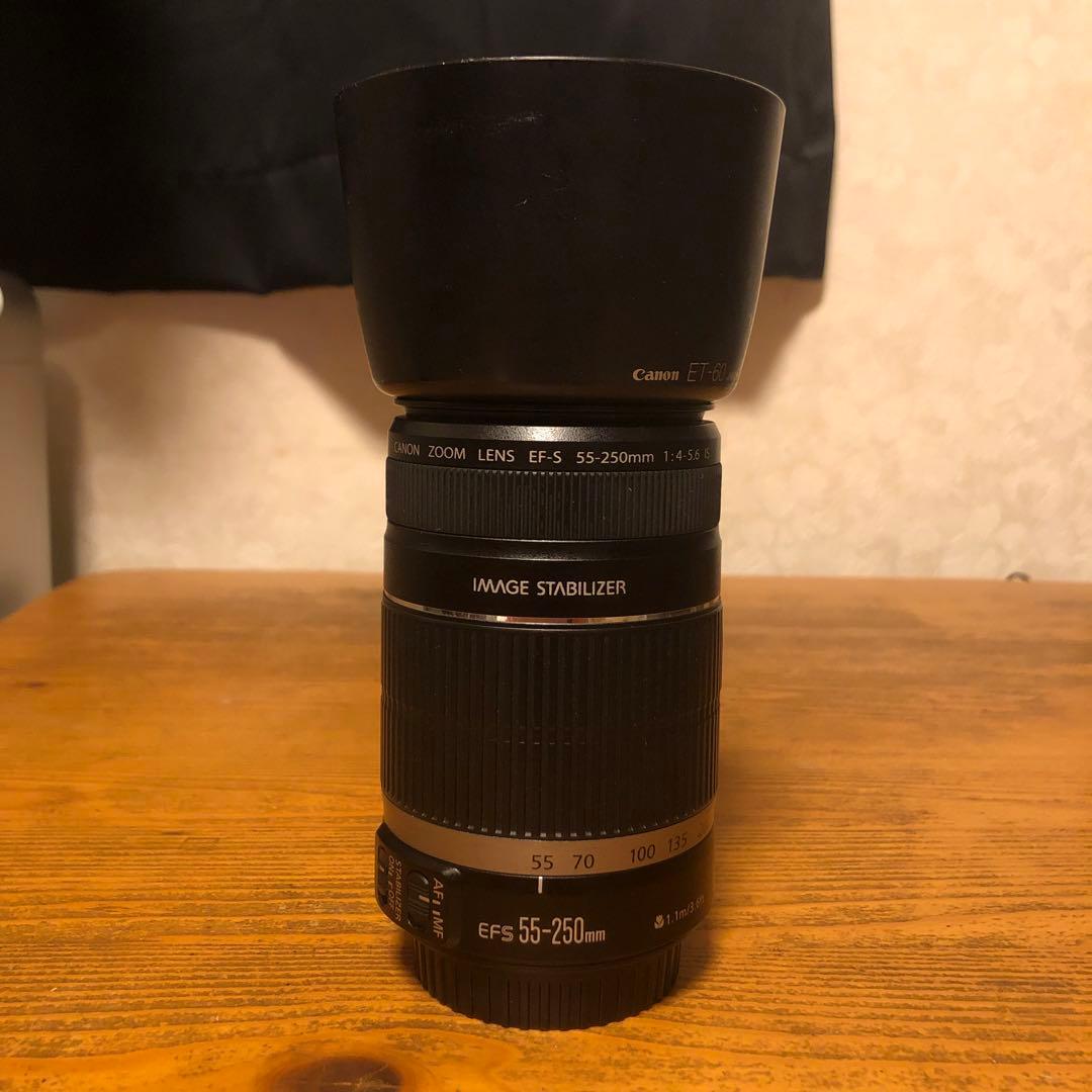 手ぶれ補正 CanonEF-S 55-250mm F4-5.6 IS 望遠レンズ