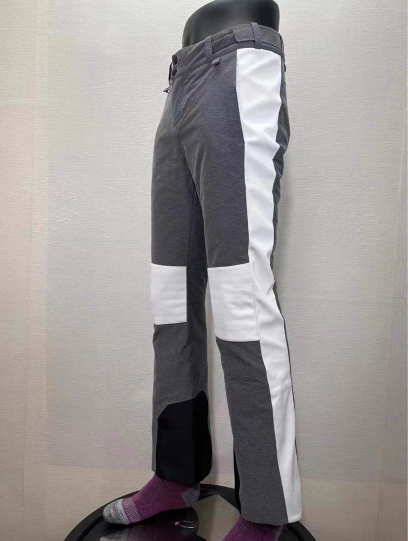 スキーウェア 女性用 グレー/ホワイト/ブラック