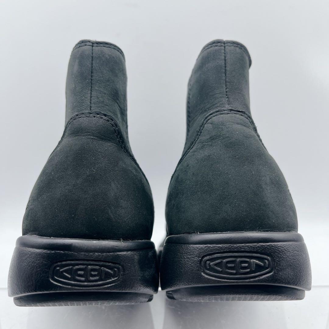 極美品✨keen キーン エレナ サイドゴアブーツ 黒 チェルシーブーツ 24