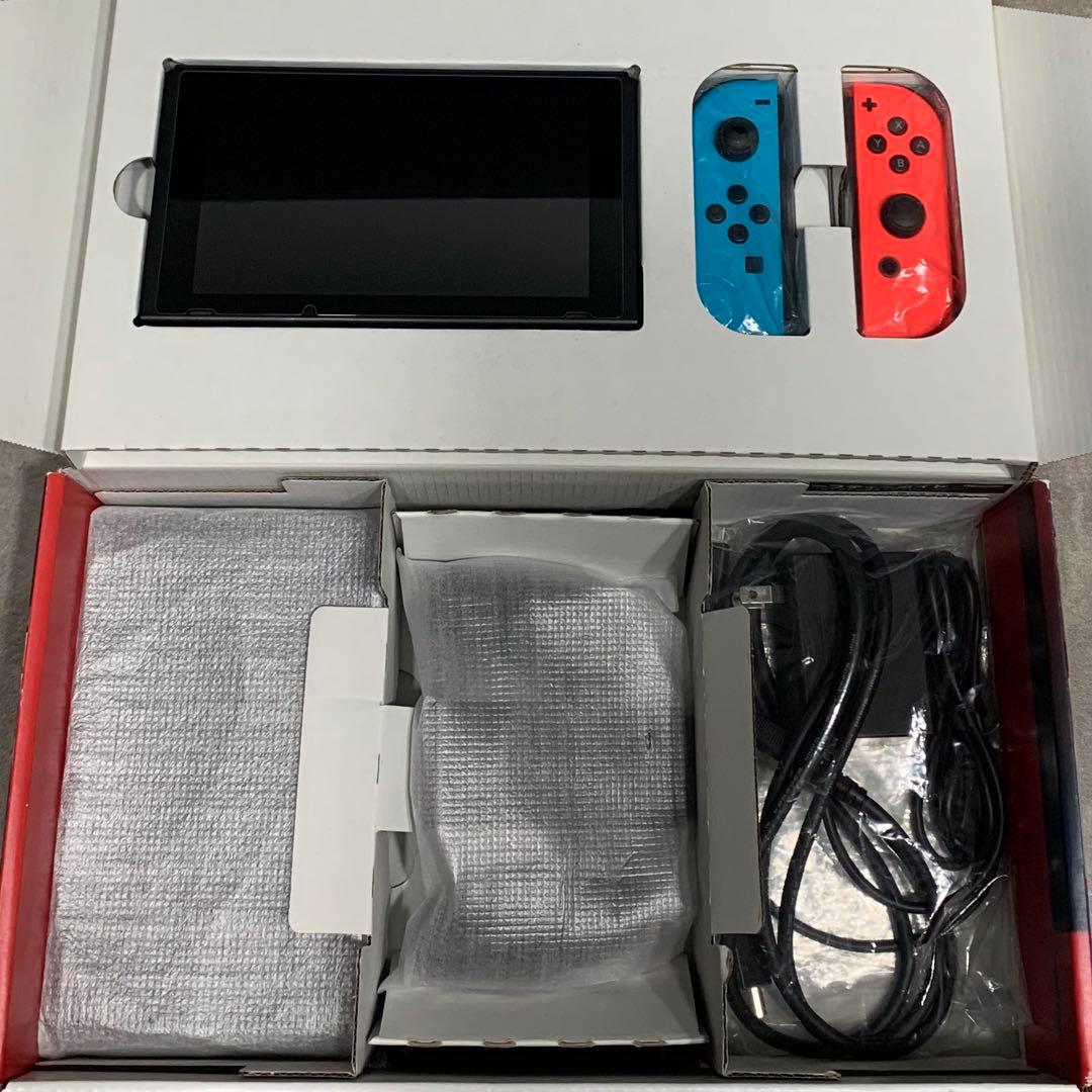 Nintendo Switch 本体 ネオンブルー/ネオンレッド バッテリー強化