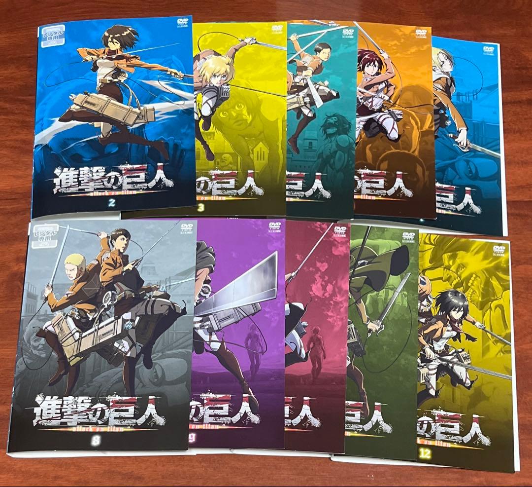進撃の巨人season1〜finalシーズン 全巻完結セット 劇場版付 dvd