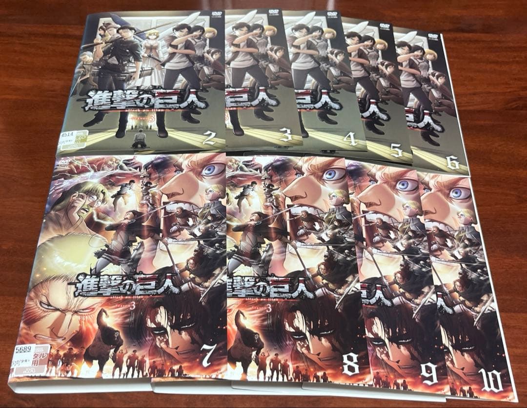 進撃の巨人season1〜finalシーズン 全巻完結セット 劇場版付 dvd