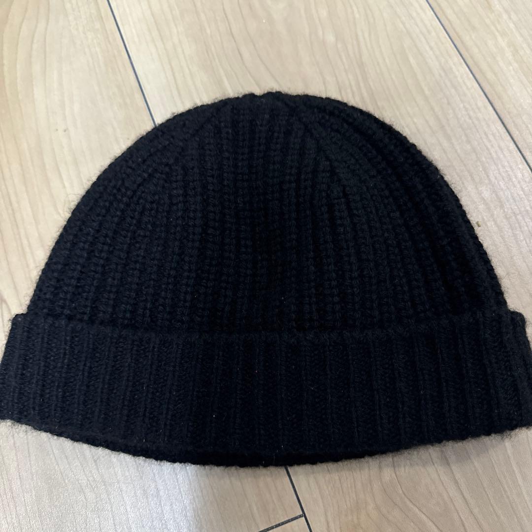 CELINE ブラック ニット帽 M