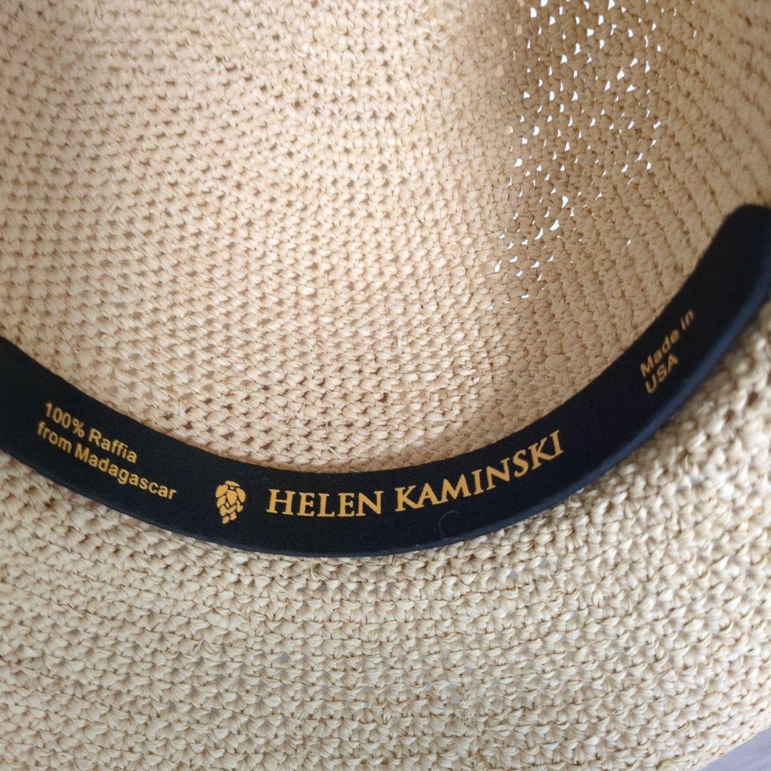 HELEN KAMINSKI ベージュ広つばハット