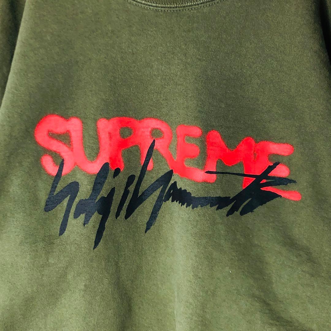 【登坂広臣着用モデル】シュプリーム ヨウジヤマモト コラボ ビッグロゴ XL 緑