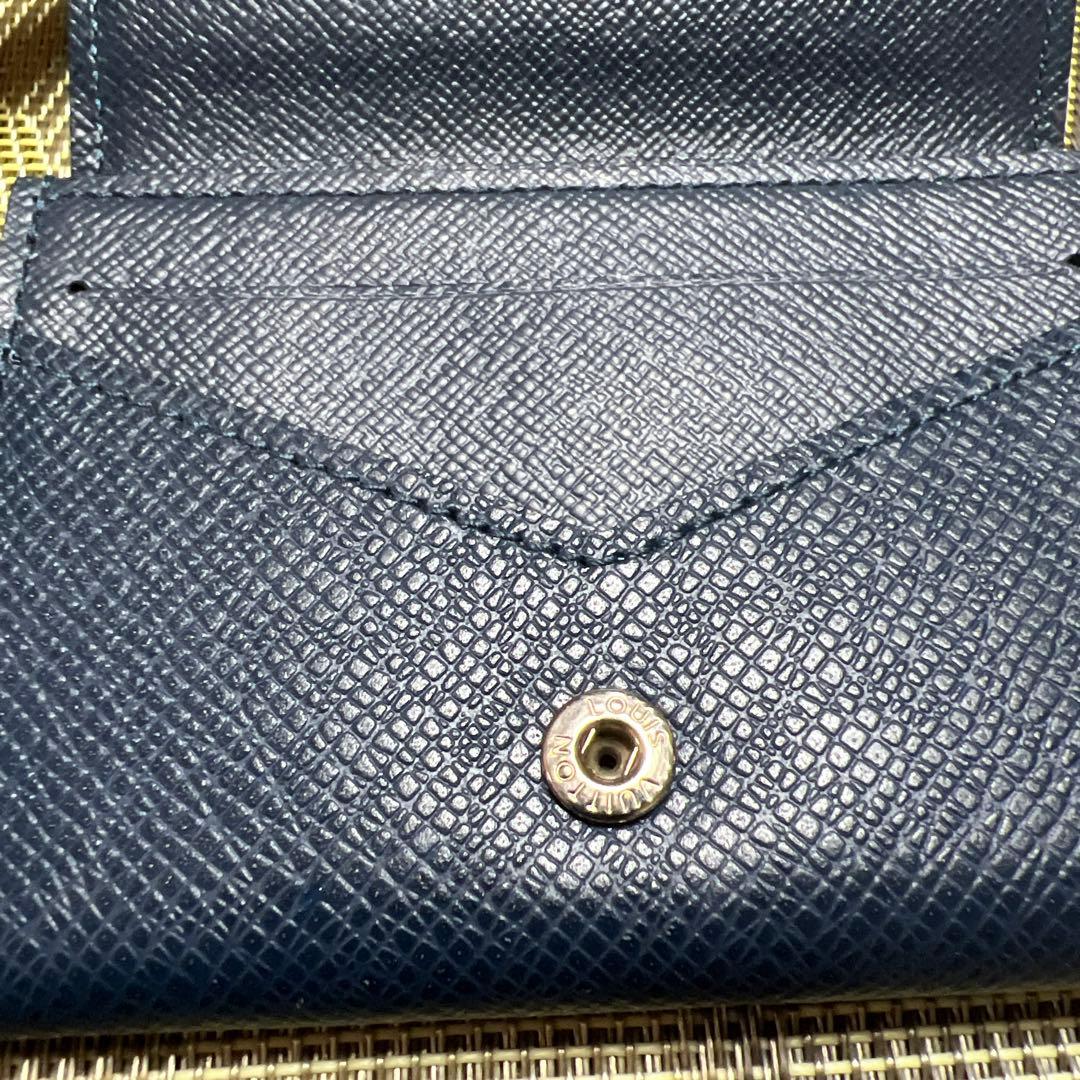 名刺入れ LOUIS VUITTON タイガ紺色