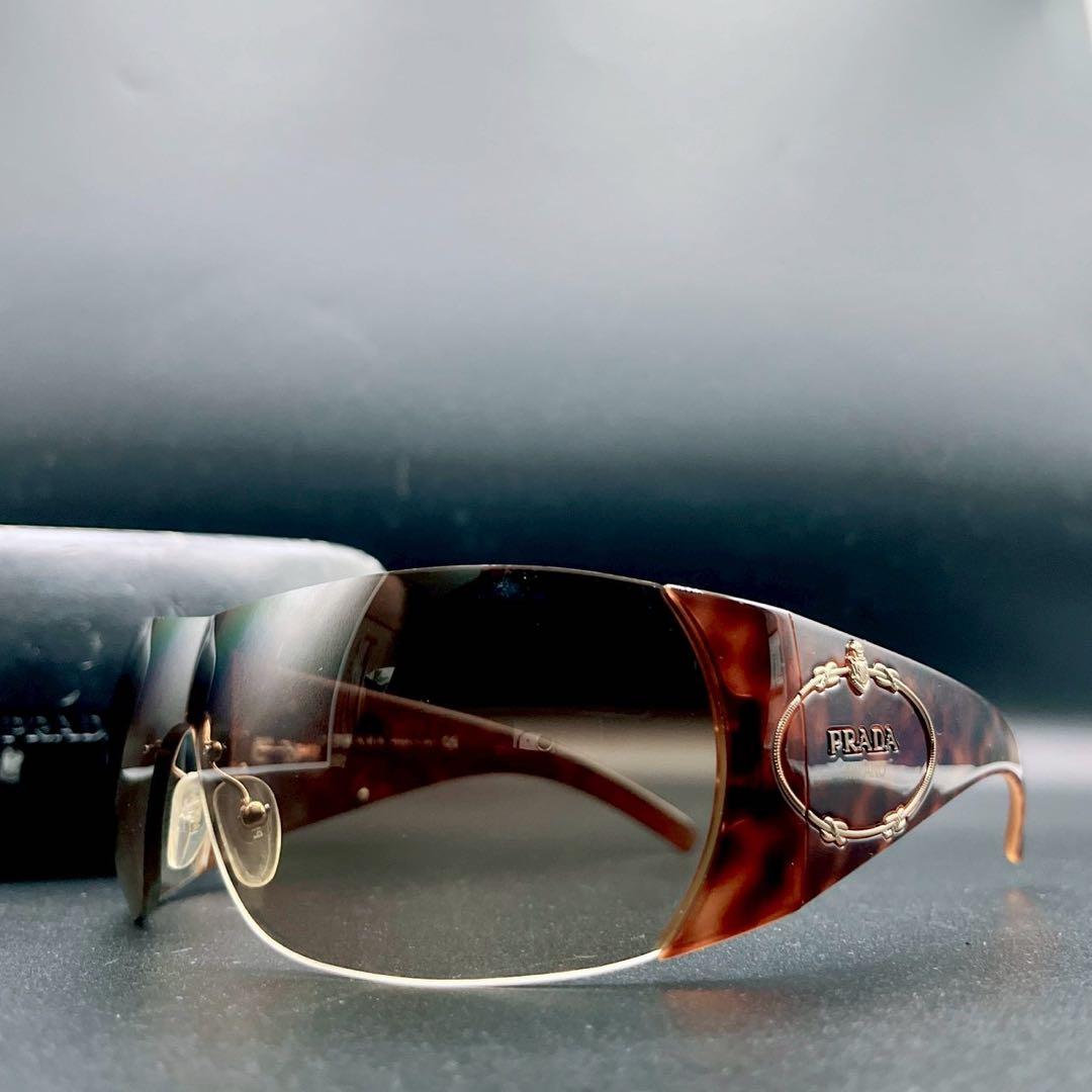 小物 PRADA archive sunglasses y2k rimless