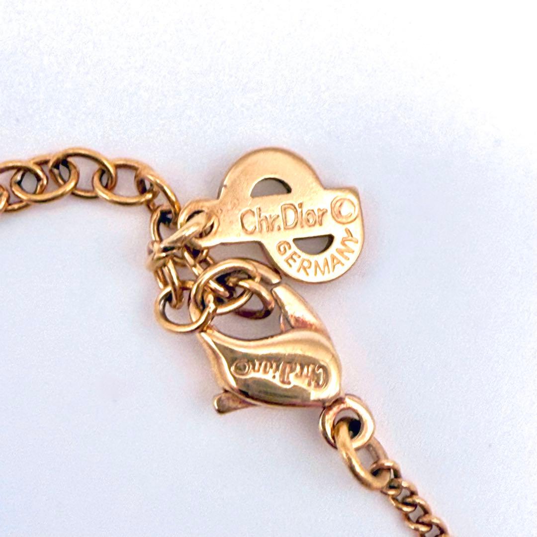 美品✨Christian Dior ディオール CDロゴ ネックレス 刻印あり
