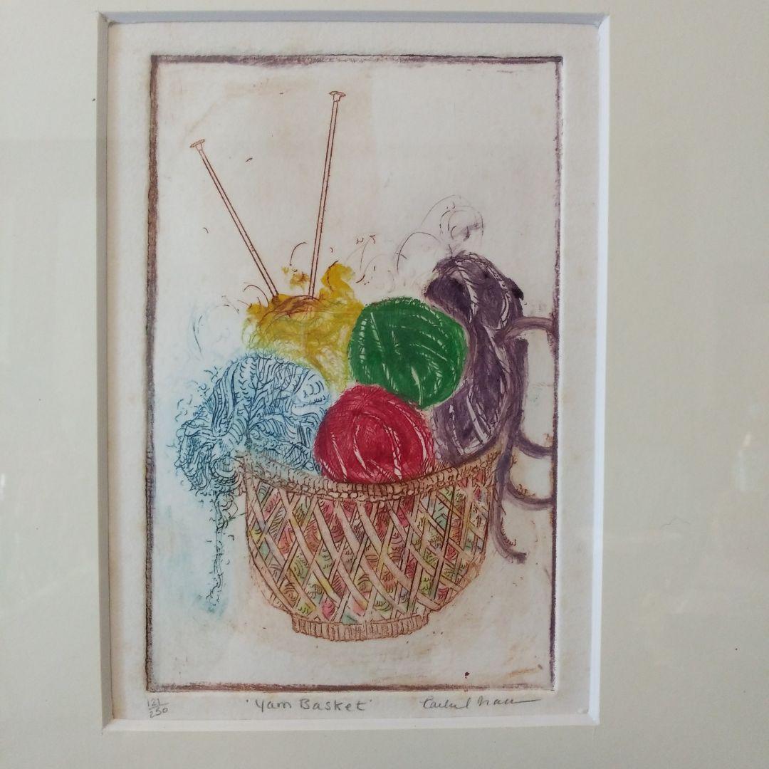 人気作家ジョアン·アイザックと共に制作する娘さんのレイチェルさんの銅版画です。