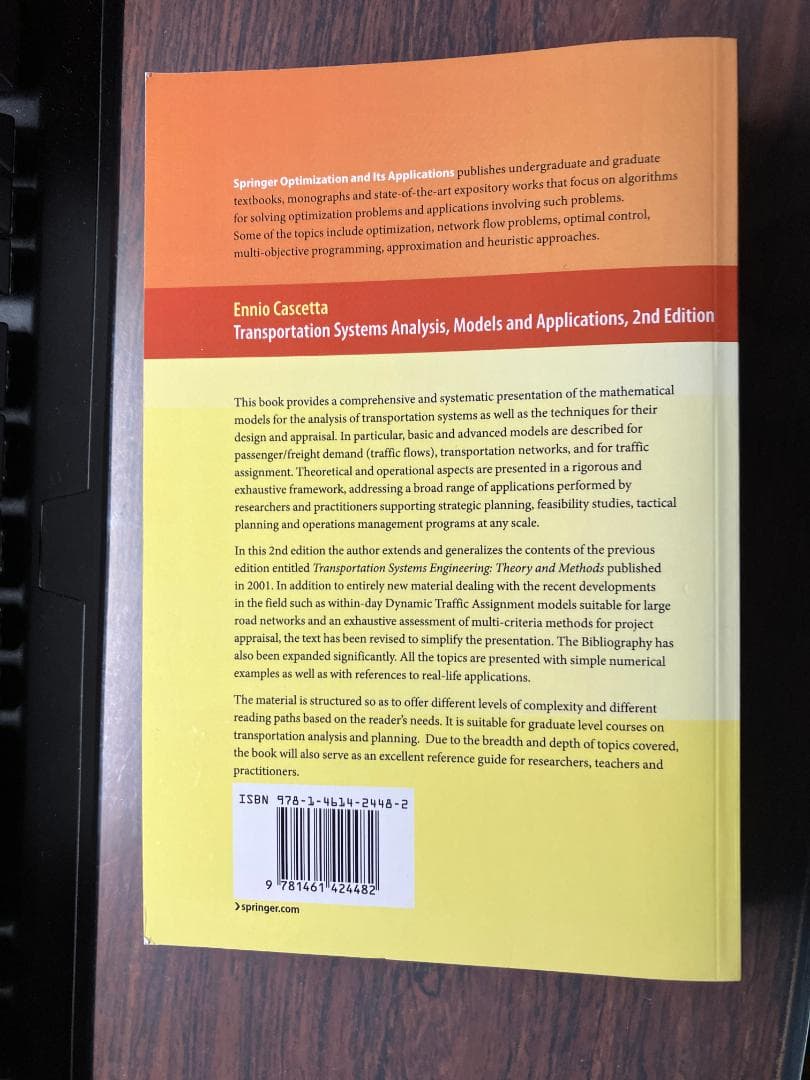 洋書 Transportation Systems Analysis 2nd Edit